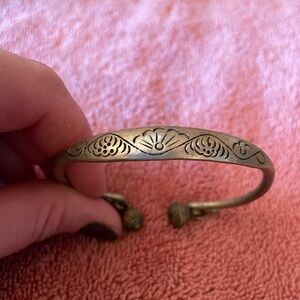 Vintage silver bangle cuff